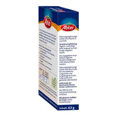 Abtei Vitamin C plus Zink Lutschtabletten bei apo-discounter.de bestellen