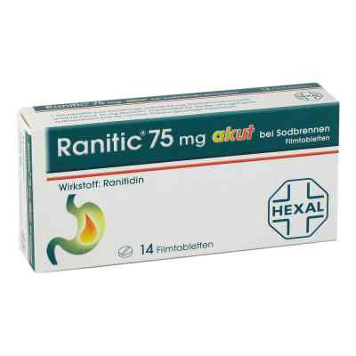 Ranitic 75mg akut bei Sodbrennen bei apo-discounter.de bestellen
