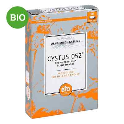 Cystus 052 Bio Halspastillen Honig Orange 66 stk von Dr. Pandalis PZN 03641981