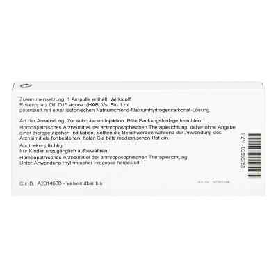 Rosenquarz D15 Ampullen bei apo-discounter.de bestellen