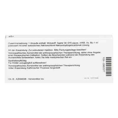 Saphir D15 Ampullen bei apo-discounter.de bestellen