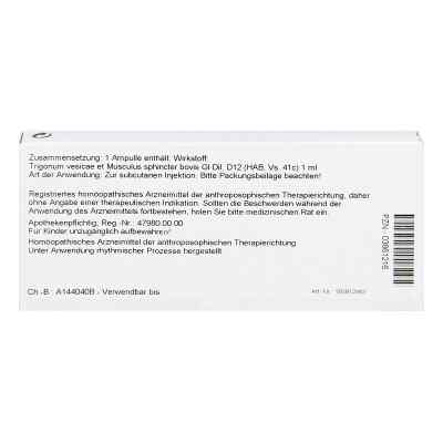 Trigonum Ves.et Musc.sph.gl D12 Ampullen bei apo-discounter.de bestellen