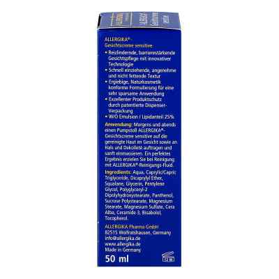 Allergika Gesichtscreme sensitive bei apo-discounter.de bestellen
