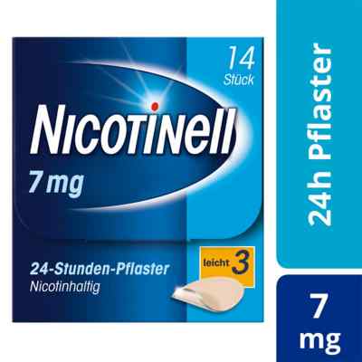 Nicotinell 7mg/24-Stunden-Nikotinpflaster, Leicht (3) bei apo-discounter.de bestellen