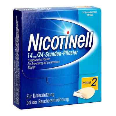 Nicotinell 14mg/24-Stunden-Nikotinpflaster, Mittel (2) bei apo-discounter.de bestellen