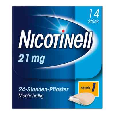Nicotinell 21mg/24-Stunden-Nikotinpflaster, Stark (1) bei apo-discounter.de bestellen