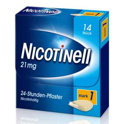 Nicotinell 21mg/24-Stunden-Nikotinpflaster, Stark (1) bei apo-discounter.de bestellen