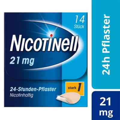 Nicotinell 21mg/24-Stunden-Nikotinpflaster, Stark (1) bei apo-discounter.de bestellen