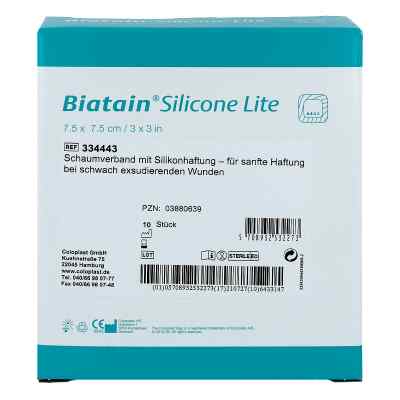 Biatain Silicone Lite Schaumverband 7,5x7,5 cm bei apo-discounter.de bestellen