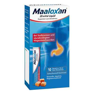 Maaloxan 25 mVal Liquid Beutel Sahne-Karamell bei Sodbrennen bei apo-discounter.de bestellen