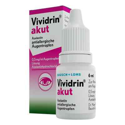 Vividrin akut Azelastin antiallergische Augentropfen bei apo-discounter.de bestellen