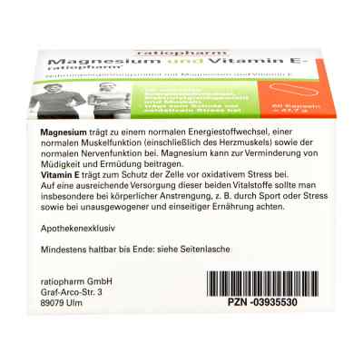 Magnesium Und Vitamin E ratiopharm Kapseln bei apo-discounter.de bestellen