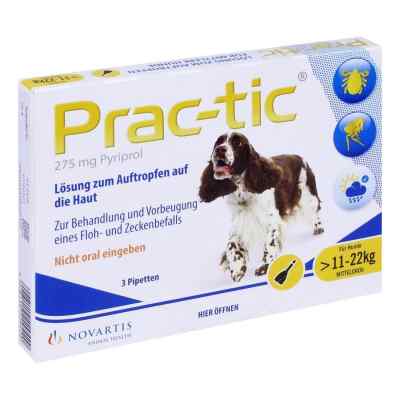 Prac tic für mittlere Hunde 11-22 kg Einzeldosispipetten bei apo-discounter.de bestellen