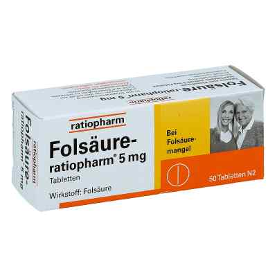 Folsäure Ratiopharm 5 mg Tabletten bei apo-discounter.de bestellen