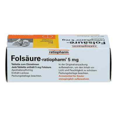 Folsäure Ratiopharm 5 mg Tabletten bei apo-discounter.de bestellen