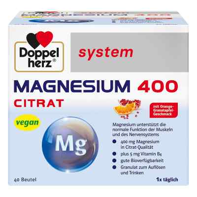 Doppelherz Magnesium 400 Citrat system Granulat bei apo-discounter.de bestellen