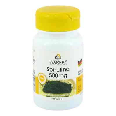 Spirulina 500 Tabletten 100 stk von Warnke Vitalstoffe GmbH PZN 04011733