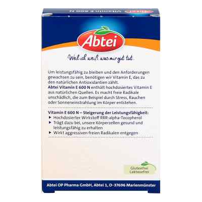 Abtei Vitamin E 600 N Kapseln bei apo-discounter.de bestellen