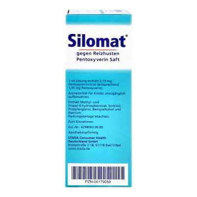 Silomat Pentoxyverin Saft bei trockenem Husten & Reizhusten bei apo-discounter.de bestellen