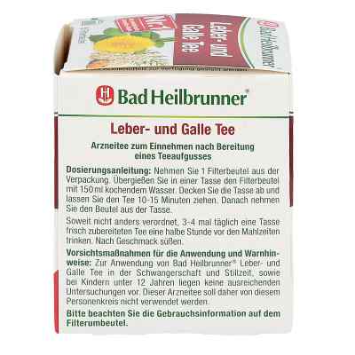 Bad Heilbrunner Tee Leber und Galle Filterbeutel bei apo-discounter.de bestellen