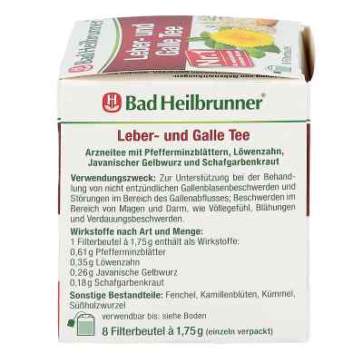 Bad Heilbrunner Tee Leber und Galle Filterbeutel bei apo-discounter.de bestellen