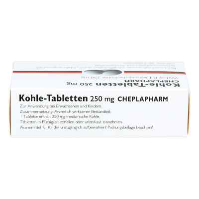 Kohle-Tabletten 250mg bei apo-discounter.de bestellen