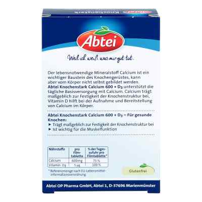 Abtei Knochenstark Calcium 600+d3 Tabletten bei apo-discounter.de bestellen