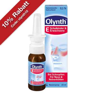Olynth E 0,1 % Nasenspray Schulkinder und Erwachsene