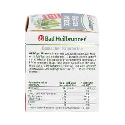 Bad Heilbrunner Tee Basische Kräuter Filterbeutel bei apo-discounter.de bestellen