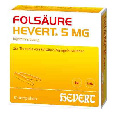 Folsäure Hevert 5 mg Ampullen bei apo-discounter.de bestellen