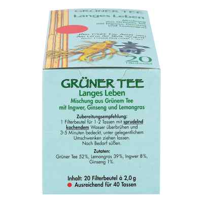 Grüner Tee + Ingwer + Ginseng Filterbeutel bei apo-discounter.de bestellen