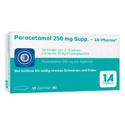 Paracetamol 250mg-1A Pharma bei apo-discounter.de bestellen