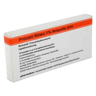 Procain Röwo 1% Ampullen 2 ml bei apo-discounter.de bestellen