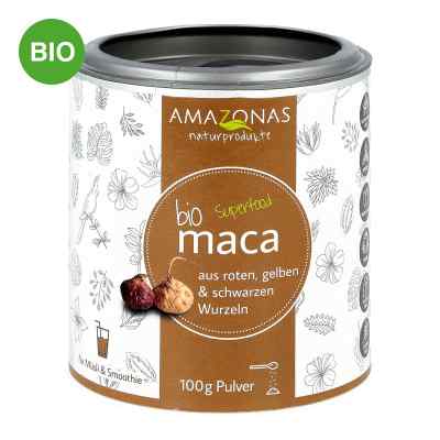 Maca 100% Pur Bio Pulver 100 g von AMAZONAS Naturprodukte Handels GmbH PZN 04534709