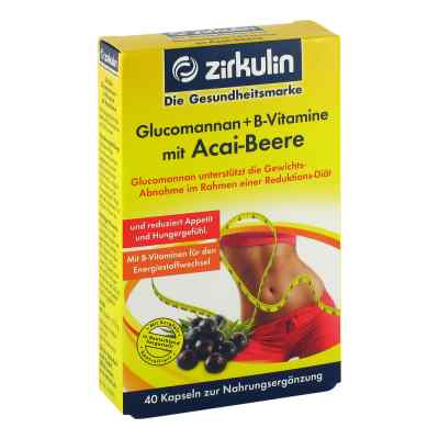 Glucomannan + B-vitamine mit Acai-beere Kapseln bei apo-discounter.de bestellen