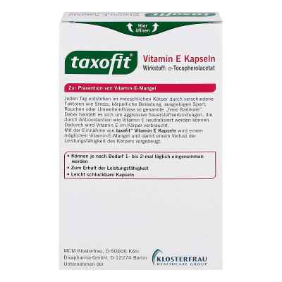 Taxofit Vitamin E Weichkapseln bei apo-discounter.de bestellen