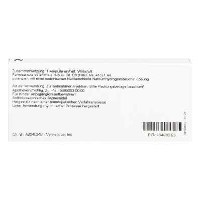 Formica Ex Animale Gl D8 Ampullen bei apo-discounter.de bestellen
