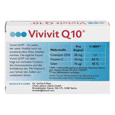 Vivivit Q10 Kapseln bei apo-discounter.de bestellen