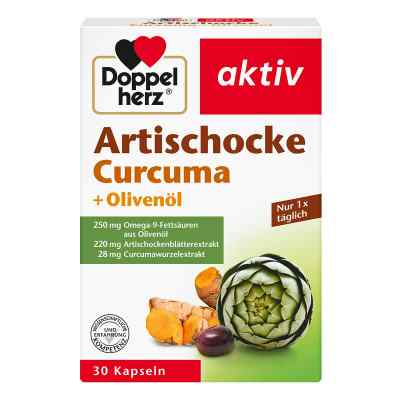 Doppelherz Artischocke + Olivenöl + Curcuma Kapsel (n) bei apo-discounter.de bestellen