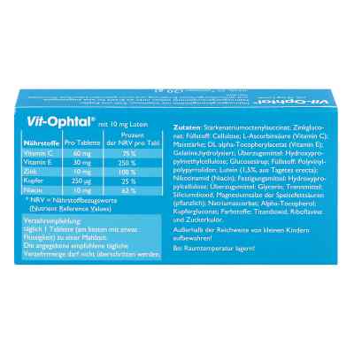 Vit Ophtal mit 10 mg Lutein Tabletten bei apo-discounter.de bestellen