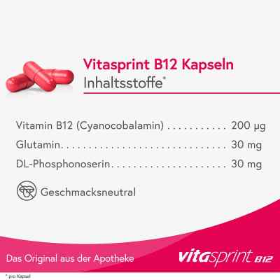 Vitasprint B 12 Kapseln bei apo-discounter.de bestellen