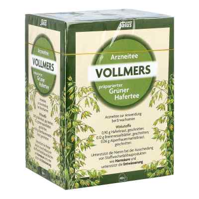 Vollmers präparierter grüner Hafertee Filterbeutel bei apo-discounter.de bestellen