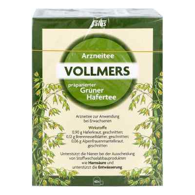 Vollmers präparierter grüner Hafertee Filterbeutel bei apo-discounter.de bestellen