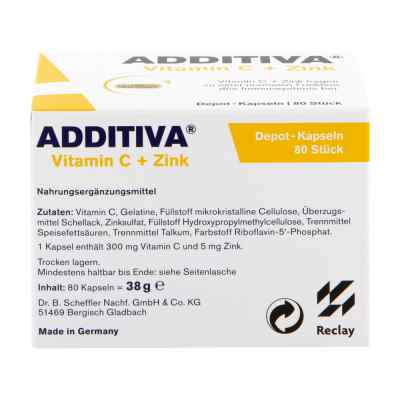 Additiva Vitamin C+Zink Depotkaps.aktionspackung bei apo-discounter.de bestellen