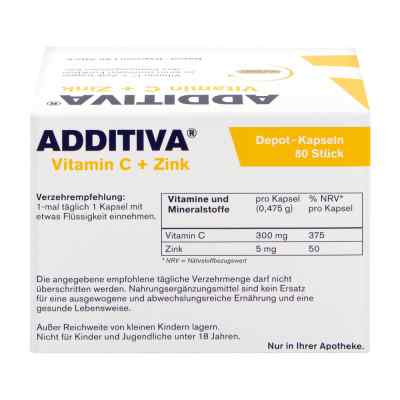 Additiva Vitamin C+Zink Depotkaps.aktionspackung bei apo-discounter.de bestellen