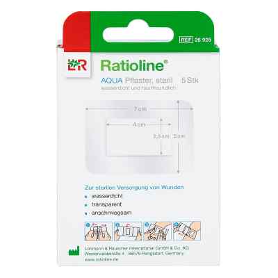 Ratioline aqua Duschpflaster Plus 5x7 cm steril bei apo-discounter.de bestellen