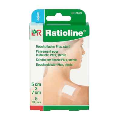 Ratioline aqua Duschpflaster Plus 5x7 cm steril bei apo-discounter.de bestellen
