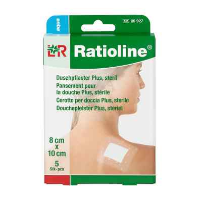 Ratioline aqua Duschpflaster Plus 8x10 cm steril bei apo-discounter.de bestellen