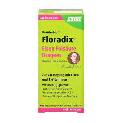 Floradix Eisen Folsäure Dragees bei apo-discounter.de bestellen