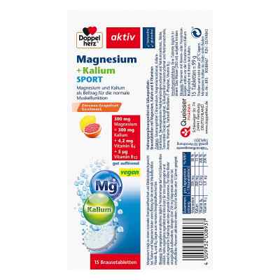 Doppelherz Magnesium + Kalium Sport Brausetabletten bei apo-discounter.de bestellen